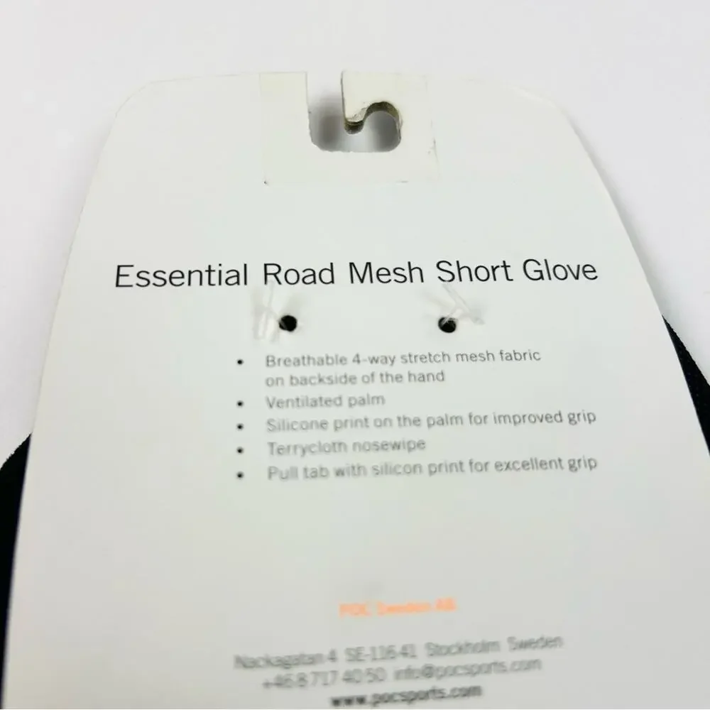 POC Essential‎ Road Mesh Short Gloves - Black and Gray - Small